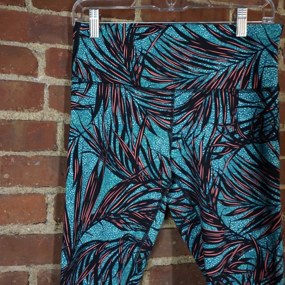 lululemon Palm Print Yoga Pants - Picture 2 of 3